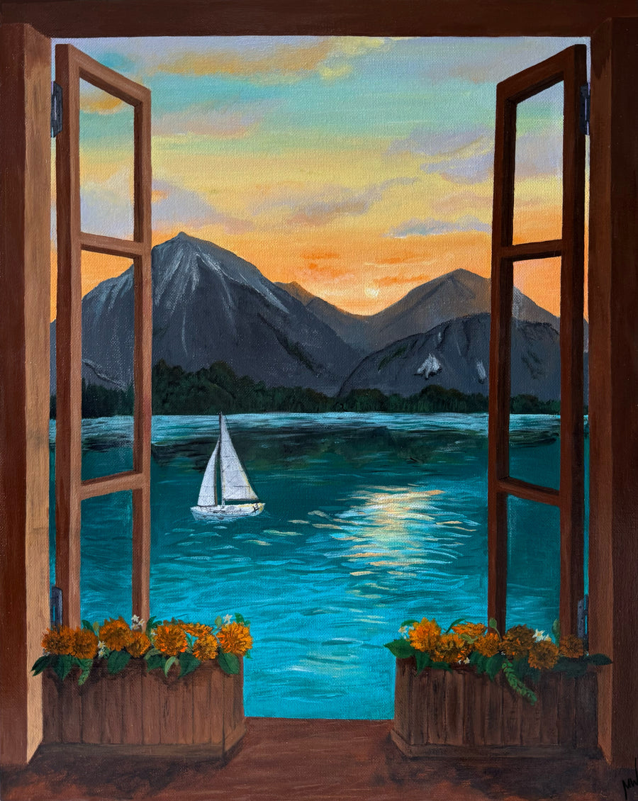 View of the Lake Print