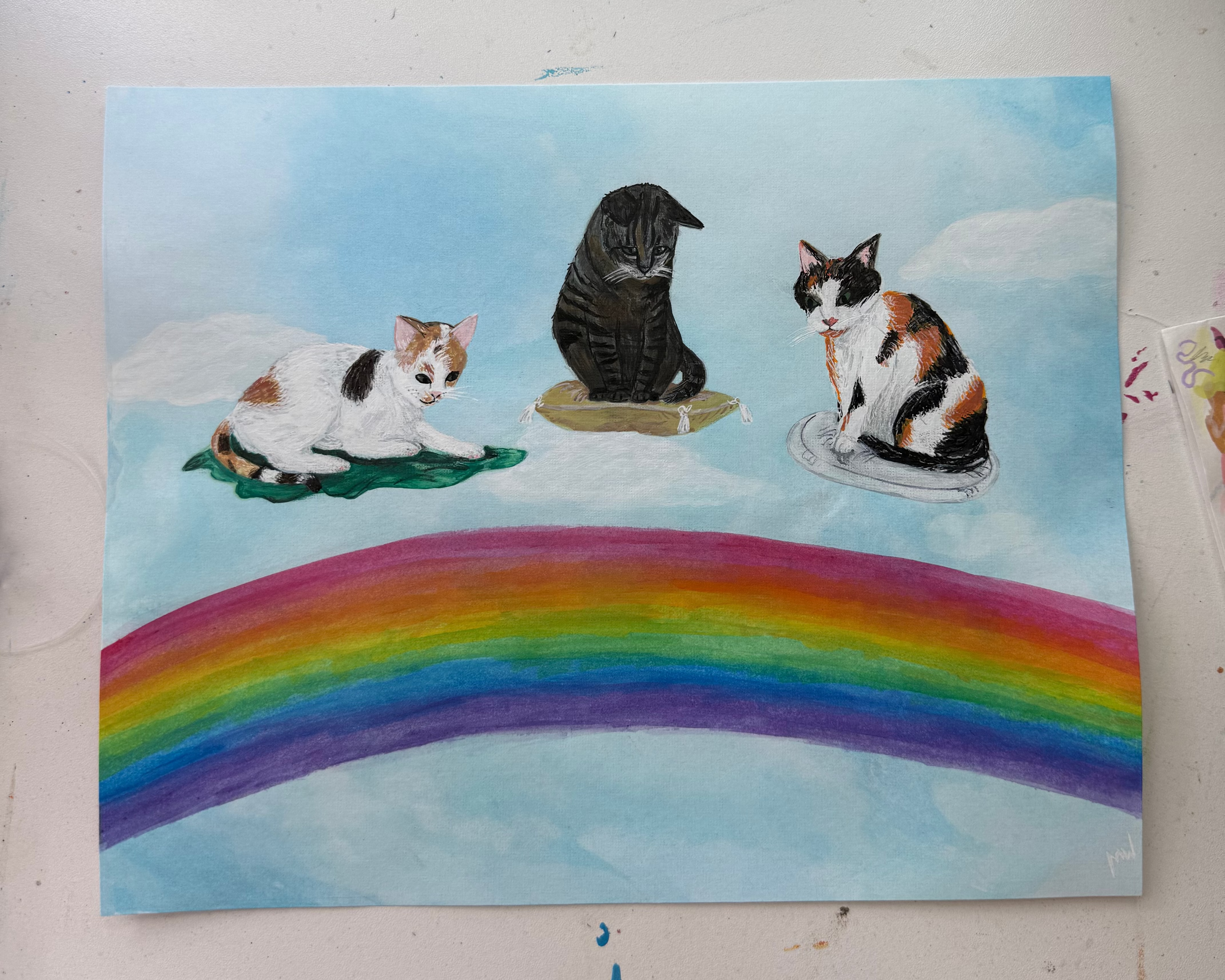 Kitty Memorial Drawing