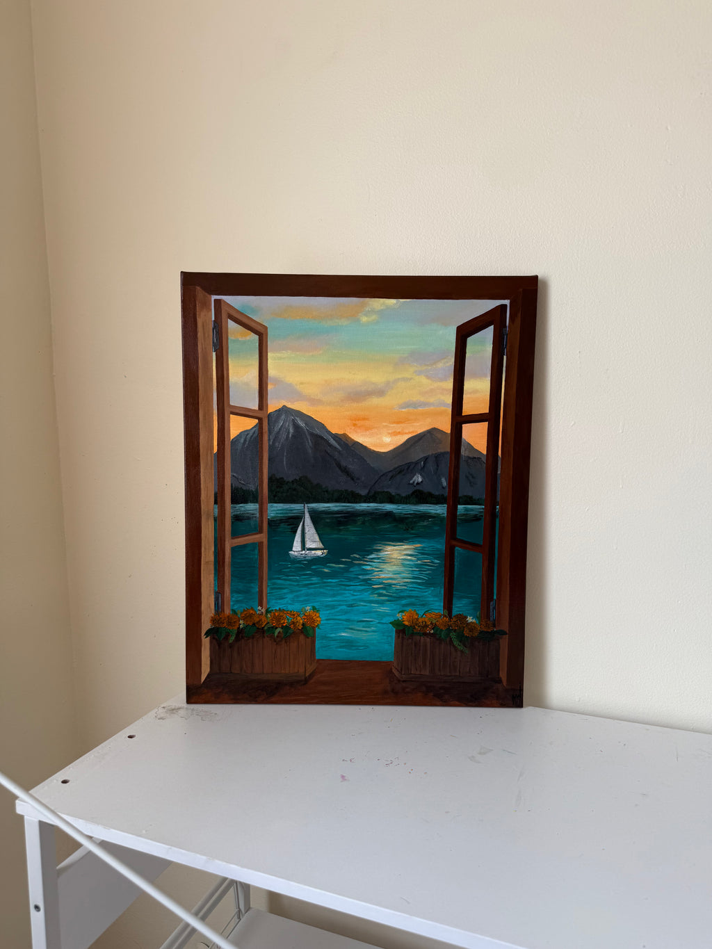 View of the Lake Painting