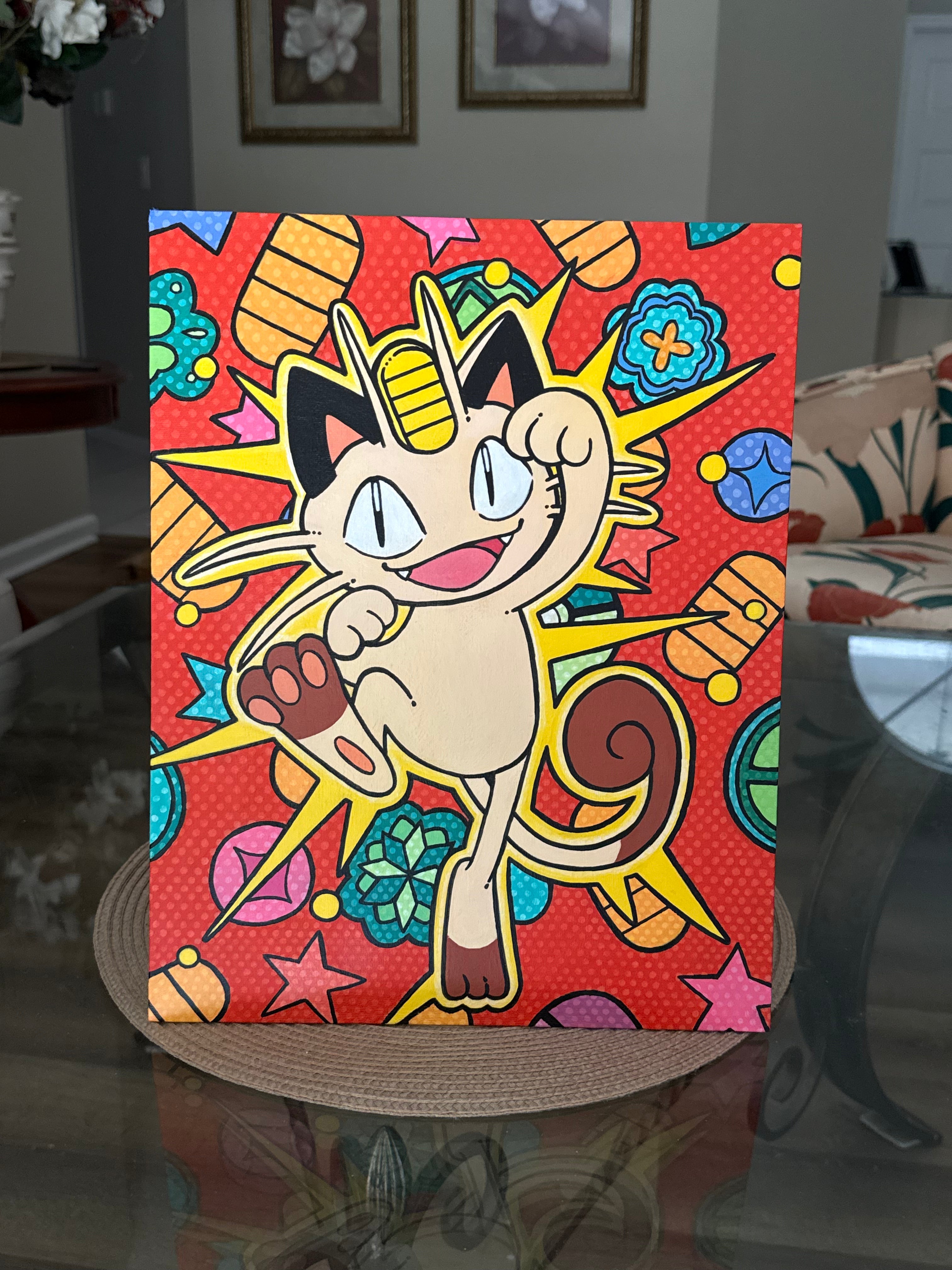 Meowth SIR Painting
